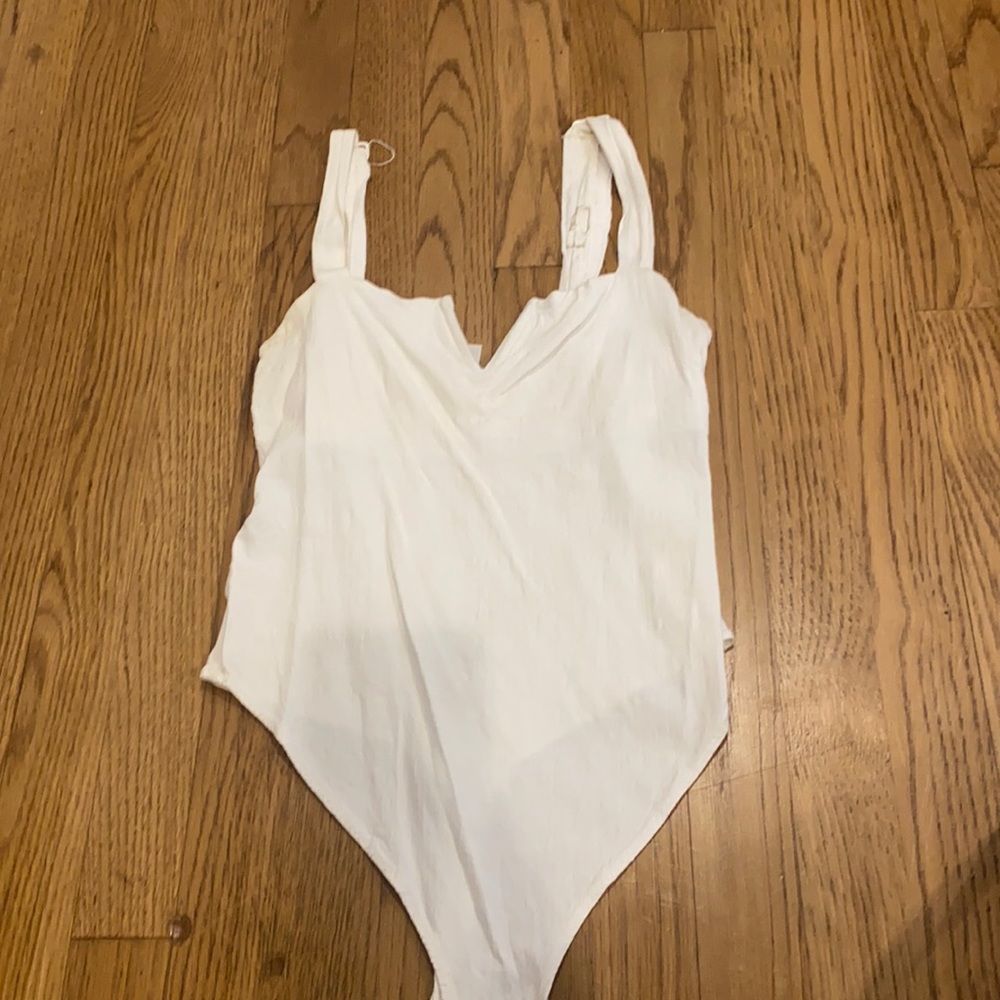 Free people white body suit